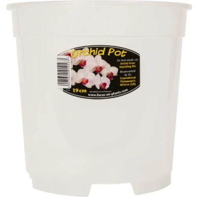 Image of Growth Technology Clear Orchid Pot 19cm (2)