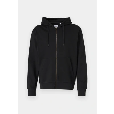 Image of Jack &amp; Jones Jjecharge ZIP HOOD Zipup sweatshirt, Men&#039;s, Size: XXL, Black