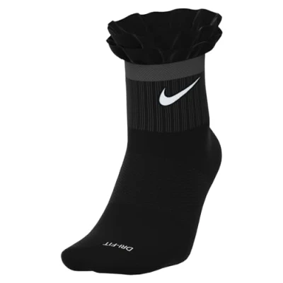 Image of NIKE DH5485 010 Everyday Socks Women&#039;s Black/White XL