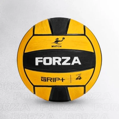 Image of FORZA Water Polo Match Ball Premium Waterproof Rubber &amp; Neoprene, Official Sizes (Pack of 1, Size 4)