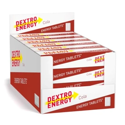 Image of Dextro Energy Cola Tablets, 47 g, Pack of 24, for a Quick Burst Glucose