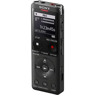 Image of Sony Icd UX570 MP3/LPCM Digital Voice Recorder (Dictaphone) with Built In USB, 4GB, OLED Screen Black