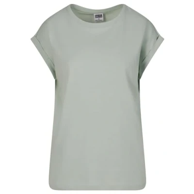 Image of Urban Classics Extended Shoulder Basic Tshirt, Women&#039;s, Size: Small, Frostmint