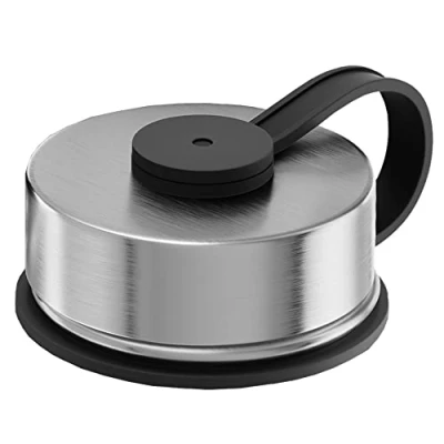 Image of BeMaxx drinking cap replacement Lid for Wide Mouth ACTIVE FLASK bottles any size (950ml, 680ml, 530ml, 410ml) BPA free leak proof sport cycling Stainless Steel