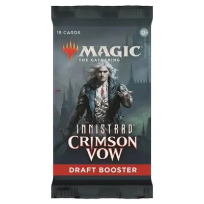Image of Magic The Gathering Innistrad Crimson Vow Draft Booster Packet Multicoloured C90600000