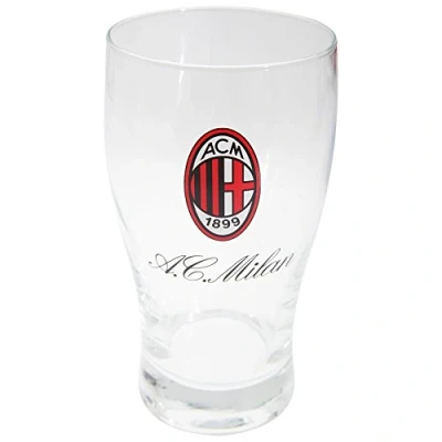 Image of A.C. Milan Official Pint Glass Multi Colour