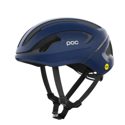 Image of POC OMNE AIR MIPS Unisex Helmet, Size: Small, Lead blue matt