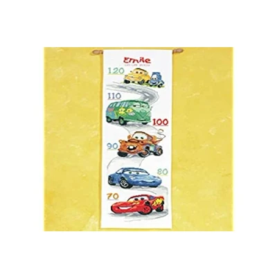 Image of Vervaco Counted Cross Stitch: Cars, Acrylic, Multi Colour, 18 x 70 cm