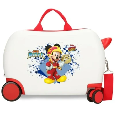 Image of Disney Mickey Joy Multicoloured Kids Rolling Suitcase 41x34x20 cm Rigid ABS Combination lock 25 Litre 2.1 Kg 4 Wheels Hand Luggage