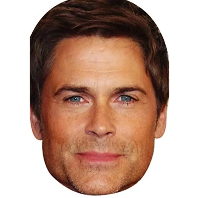 Image of FoxyPrinting Rob Lowe Movies Stars 2018 Celebrity Cardboard Party Face Mask Fancy Dress