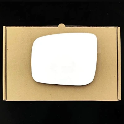 Image of Stick on Wing Mirror Glass fits Nissan X Trail Reg 2007 to 2014 Left Passenger Side