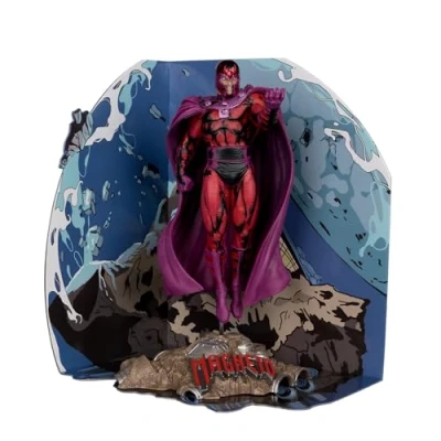 Image of McFarlane Marvel Magneto 1:10th Scale Collectible with Scene (X Men #1) Toys