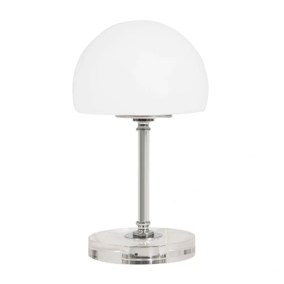 Image of Ancilla Globe Table Lamp Chrome Polished, Glass Transparent Matt