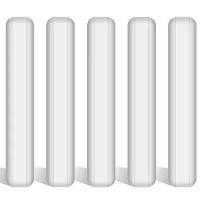 Image of stonylab 5 Pack Stir Bar Set, 50 mm PTFE Coated Magnetic Stirring Bars White Mixer for Stirrers, PK
