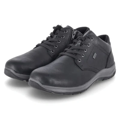 Image of Rieker Men&#039;s 03632 Lace up Boots, Black, 7 UK