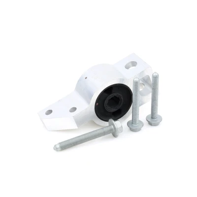 Image of 1K0199231G, 1K0199231J, 1K0199231K Arm Bushes MEYLE 100 610 0085/HD with accessories rubber mount Quality Front Axle Left VOLKSWAGEN: Jetta 3