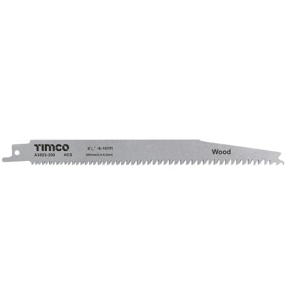 Image of 2x TIMCO Reciprocating Saw Blades Wood Cutting High Carbon Steel S2345X A3023200 Pack 5