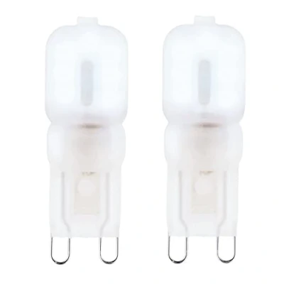 Image of Solmer LTD Saxby 2W SMD LED G9 Cap Energy Saving Light Lamps Bulbs 240V Pack of 2 (Daylight White) 6500K