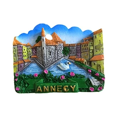 Image of 3D Fridge Magnet,Annecy France Travel Sticker Souvenir,Home &amp; Kitchen Decoration Promotion Gift