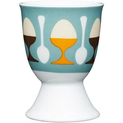 Image of KitchenCraft Retro Egg Porcelain Cup