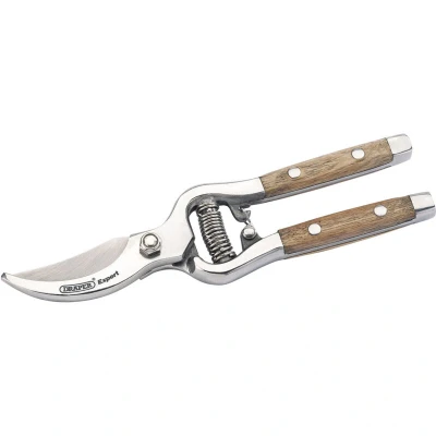 Image of Draper Bypass Secateurs with Ash Handles, 210mm
