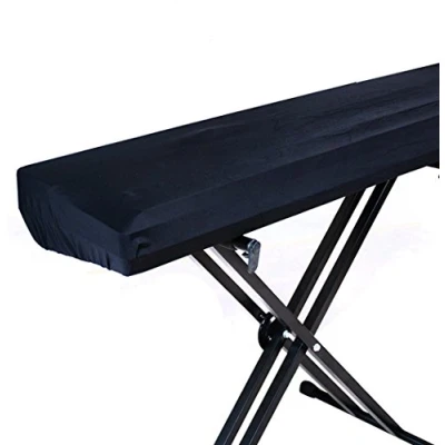 Image of LIGICKY Stretchable 61 &amp; 73 76 Keys Digital Piano Keyboard Dust Cover, Black