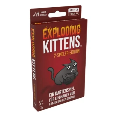Image of Asmodee Exploding Kittens 2 Player Edition Basic Game Party Card Players From 7+ Years 10+ Minutes German