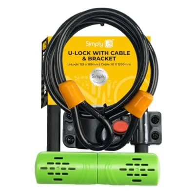 Image of 7x Simply U Lock with Cable Bracket CC019