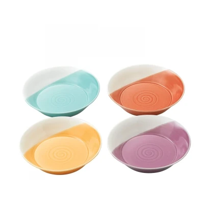 Image of Royal Doulton Deep plates 1815 Bright Colours ø 22 cm 4 Pieces