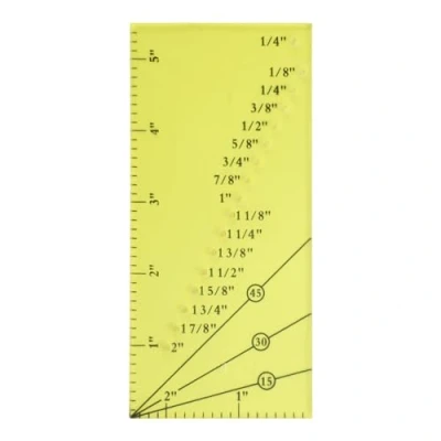 Image of YANGLY Quilting Ruler Quilling Tools, Set of Seam Guide Sew Allowance Magnetic for Sewing