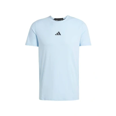 Image of adidas Performance D4T Sports Tshirt, Men&#039;s, Size: XS, Glow blue