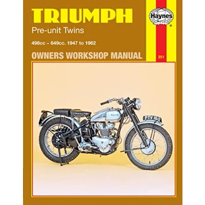 Image of Triumph Pre Unit Twins (47 62) Haynes Repair Manual