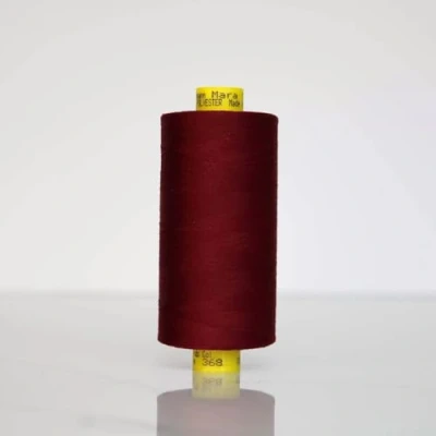 Image of Gutermann Mara 120 All Purpose Polyester Sewing Thread 1000m Spool, UV Resistant, Silky Shine, Tear &amp; Abrasion Resistant Perfect for Machines or Hand Sewing/Colour 368