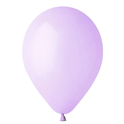 Image of Pack 100 balloons in natural latex Premium Quality G120 (Ø 33cm / 13&quot;), pastel violet purple lilac