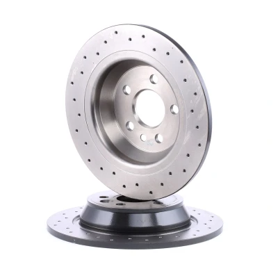 Image of 1445210 Brake disc BREMBO XTRA LINE 08.A540.1X 302mm 11mm 5 solid, Perforated Coated FORD: Focus 2, KUGA 1, S Max Mk1, LAND ROVER: Range Rover Evoque
