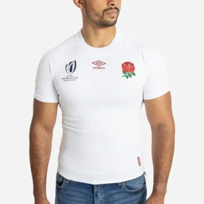 Image of England RWC 2023 Home Pro Rugby Jersey, XXL 47 49&quot; Chest