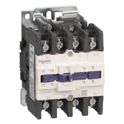 Image of Schneider LC1D65008F7 Contactor 80A Amp 110V AC Volt 4 Main Poles 2 N/O &amp; N/C Contact Configuration