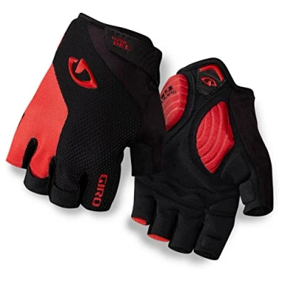 Image of Giro Unisex Adult Strade Dur Supergel Cycling Gloves, Black/Bright Red, XXL
