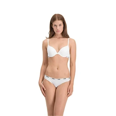 Image of Joma Women&#039;s Puma Underwear String Thong (3 Pack) Panties, White, L