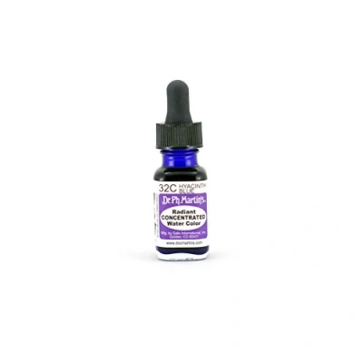 Image of Dr. Ph. Martin&#039;s Radiant Concentrated Water Color, 0.5 oz, Hyacinth Blue (32C)