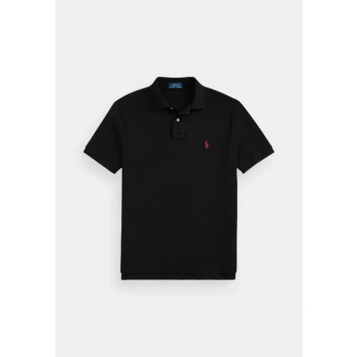 Image of Polo Ralph Lauren THE Iconic MESH Shirt shirt, Men&#039;s, Size: XL, Black