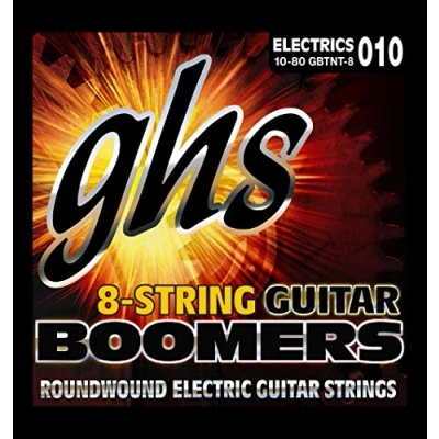 Image of GHS BOOMERS String Set For Electric Guitar 8 GB TNT Thick &amp; Thin 010/080,