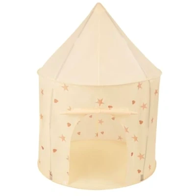 Image of Selonis Play Tent For Kids Pavilion Playhouse Children 100X130cm/No Balls Babies And Toddlers Pop Up Indoor Outdoor, Light Beige