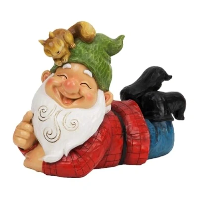 Image of Country Living Garden Gnome with Squirrel