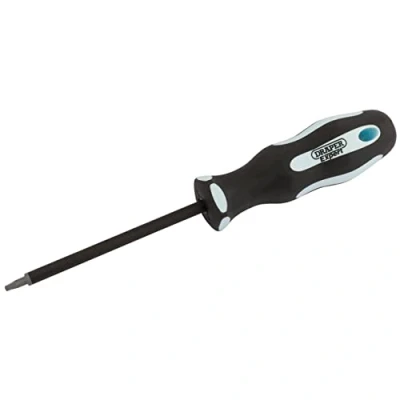 Image of Draper Square Recess Soft Grip Security Screwdriver, S1 x 100mm
