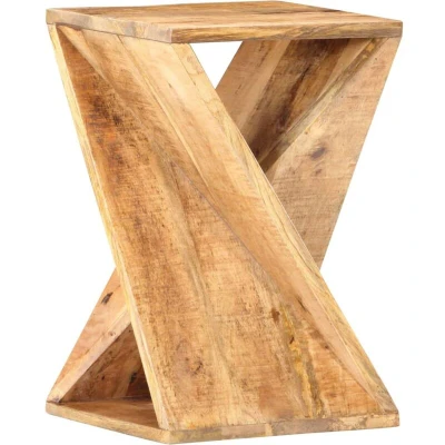 Image of vidaXL Side Table 35x35x55 cm Solid Mango Wood