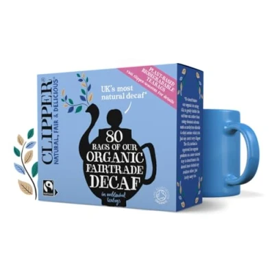 Image of (4 PACK) Clipper Org Decaf Everyday Assam Tea 80 Bag 4 PACK BUNDLE