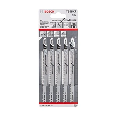 Image of Bosch 2608634994 Progressor Jigsaw Blade Wood and Metal, Blue