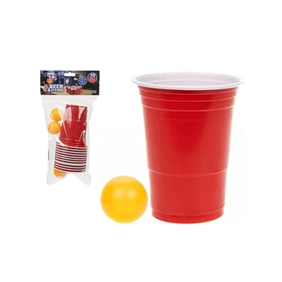 Image of Widdle Gifts Ultimate Multicolor Beer Pong Set (1 Set) Premium Unforgettable Fun Experience Perfect for Any Social Event