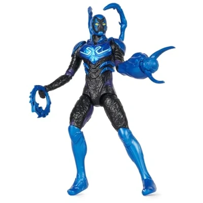Image of DC Comics, Battle Mode Blue Beetle Action Figure, 30cm, Lights and Sounds